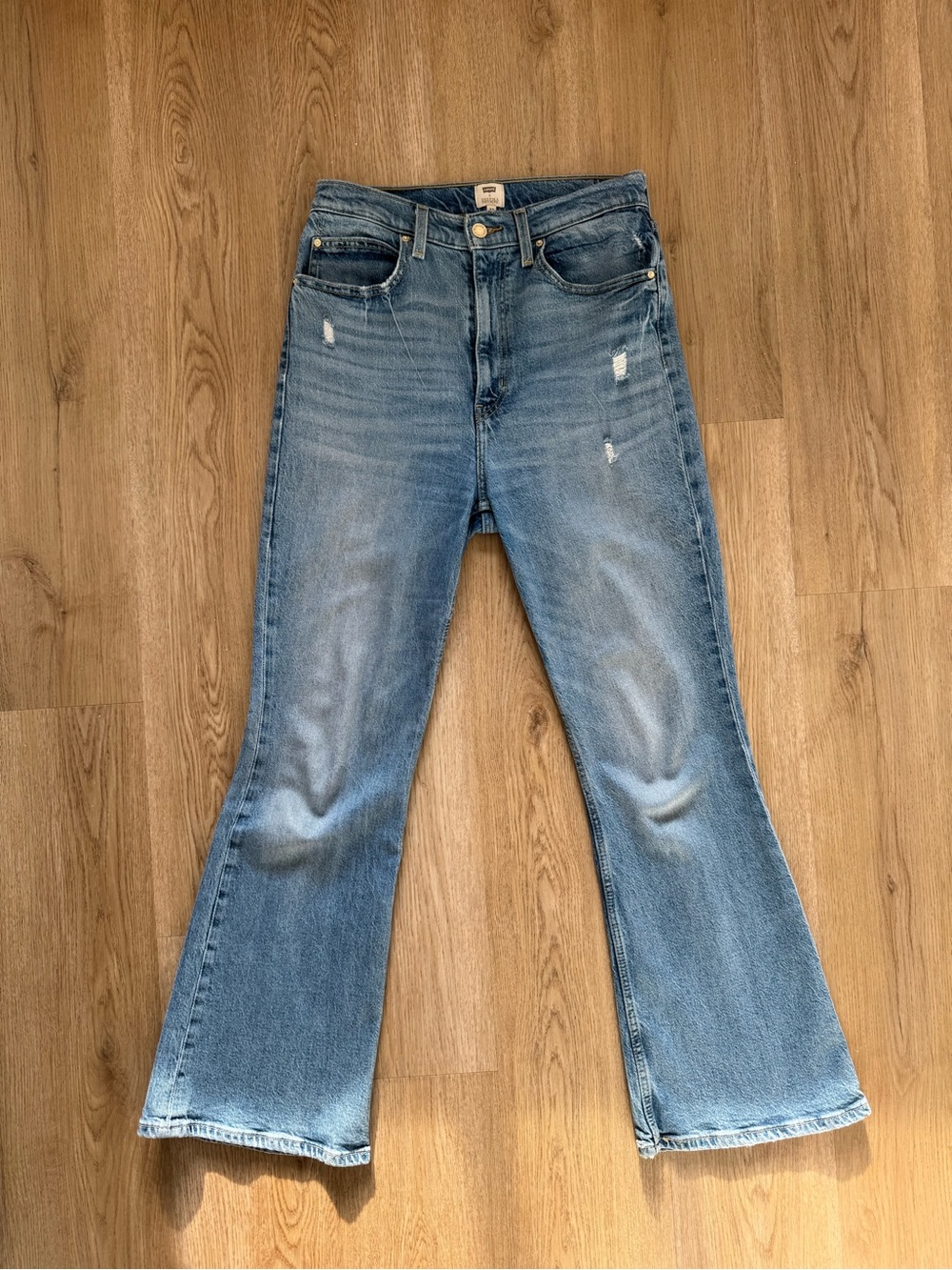Depika Padukone x Levis Women’s Blue Flared Jeans